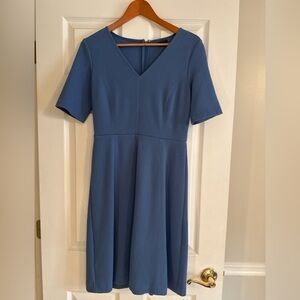 Ann Taylor Classic Blue Midi Dress